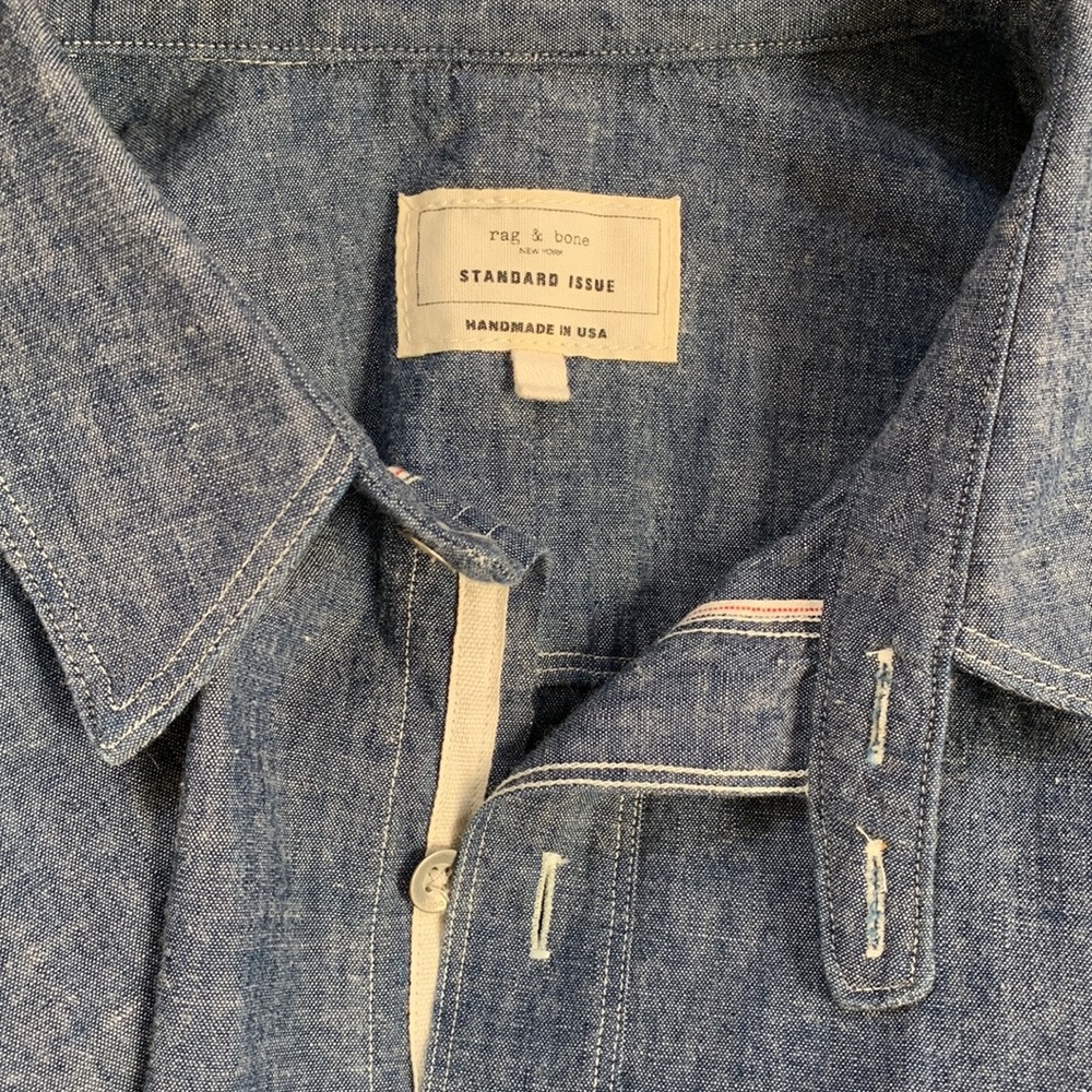 Rag & Bone Denim Casual Button down Long Sleeve